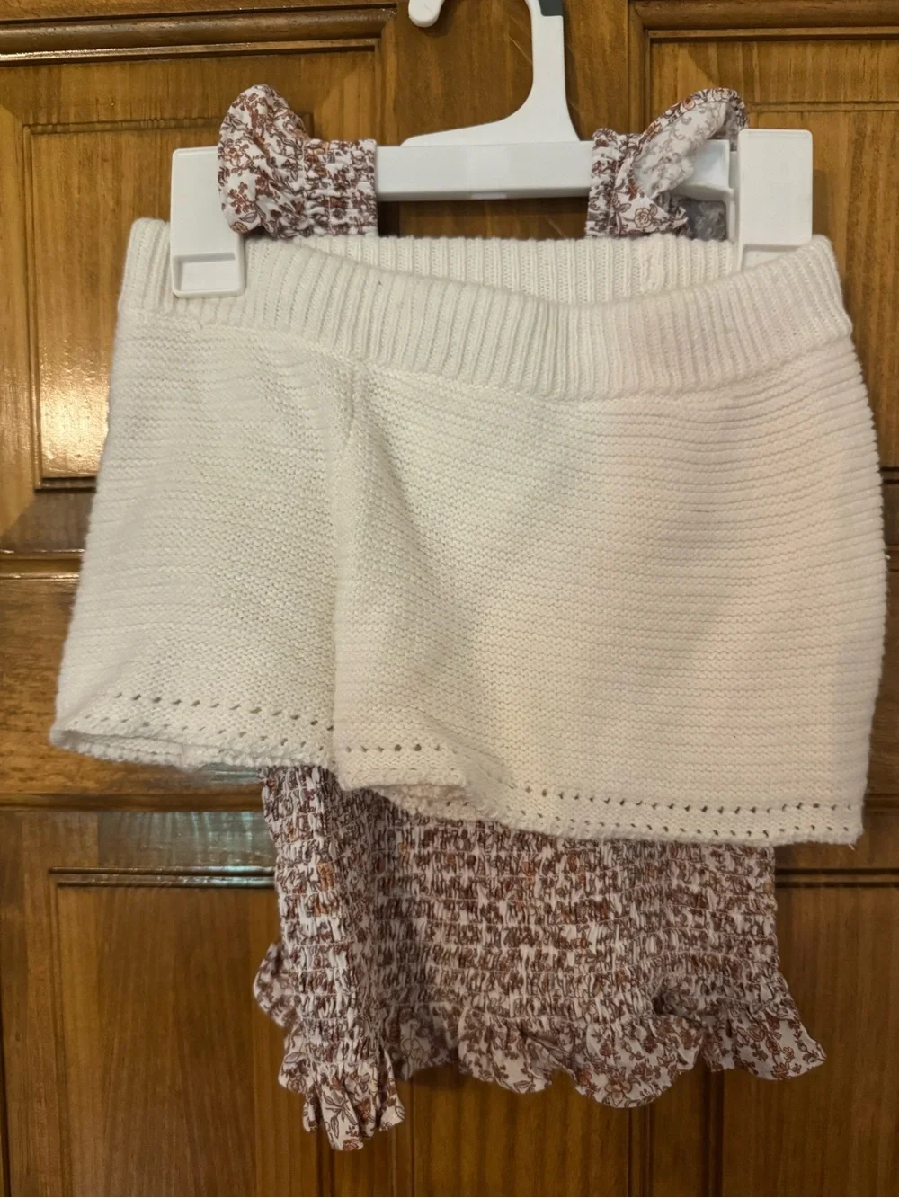 Crochet shorts outfit